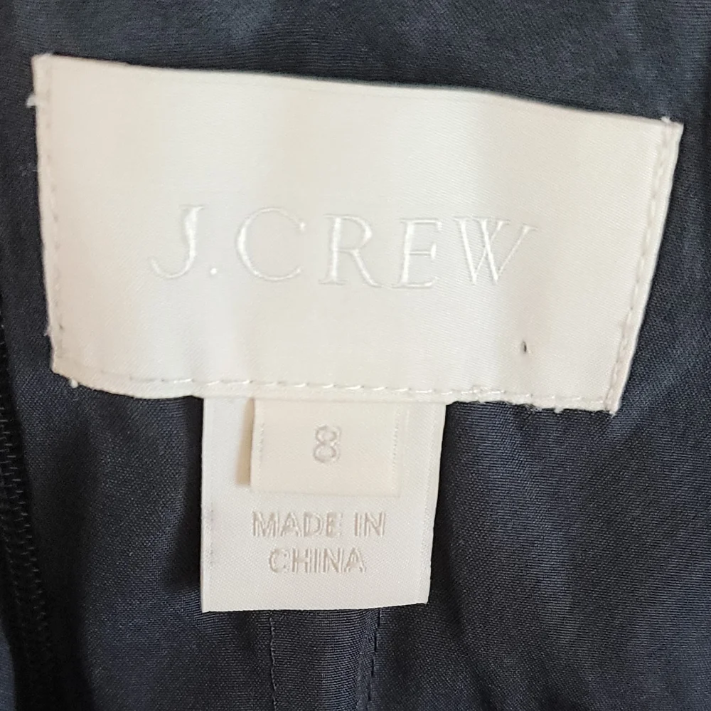 J.Crew Serena 100% Silk Chiffon Dress. Size 8 - Picture 4 of 6